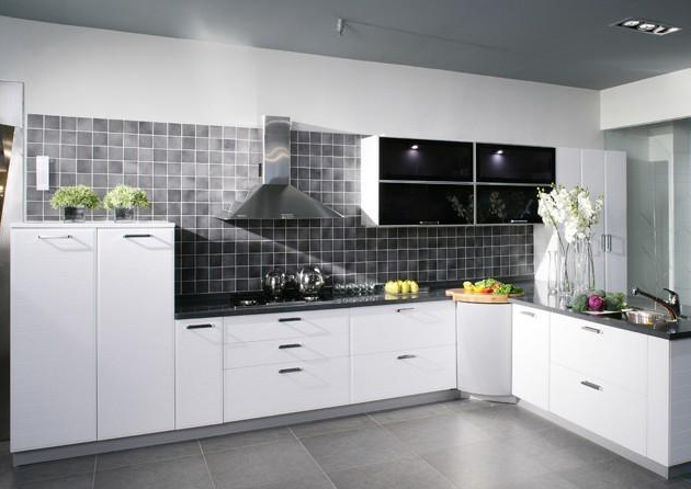 珊嘉橱柜烤漆面板雪原苍松C系列 设计亮点、五金配置及选购指南